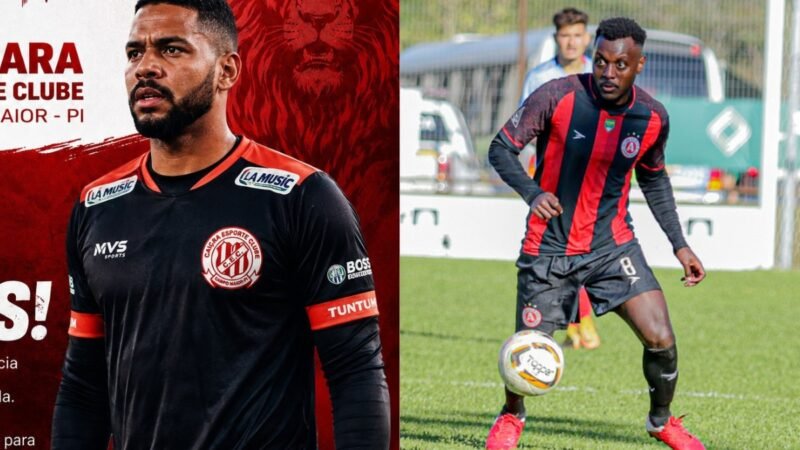 Caiçara acerta com Ryan Santos, ex-Tuntum, e Jackson, ex-Vilhena, para o Piauiense Série B