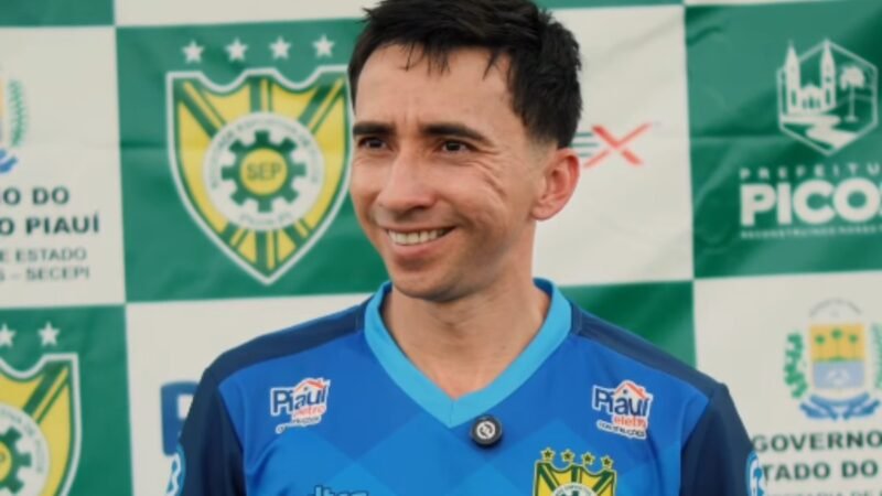 Meia Esquerdinha realiza primeiro treino com o Picos e projeta campanha no Piauiense Série B