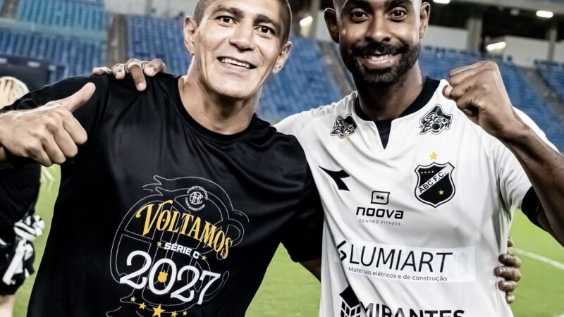 Edson volta ao ABC como líder e celebra acesso à Série C com o clube que o revelou