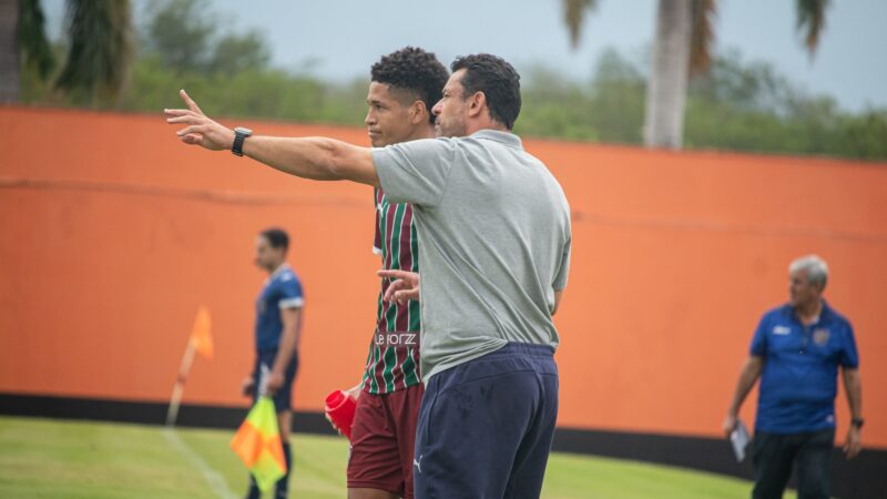 Fluminense vence em estreia de Fred como treinador do time Sub-20
