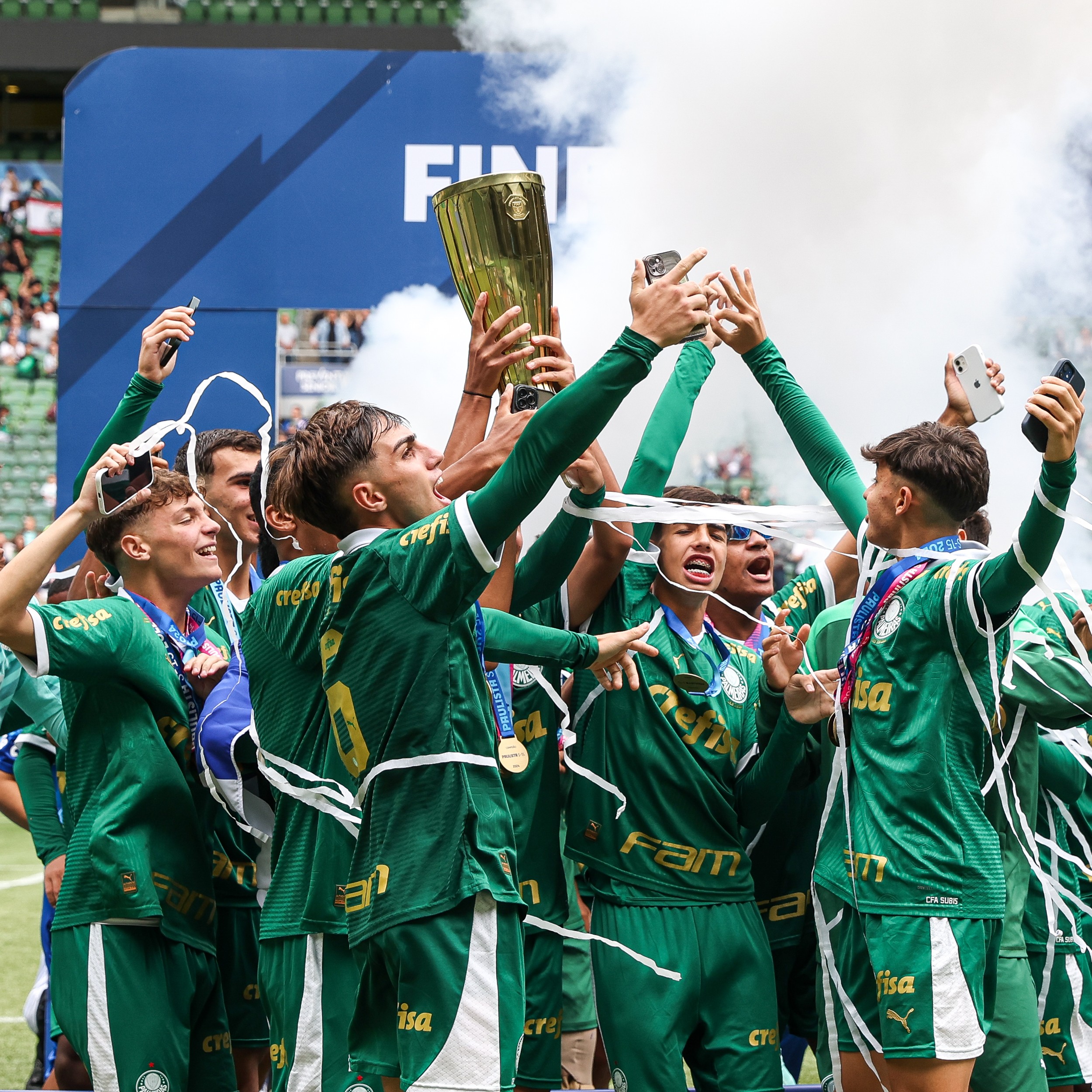 Base do Palmeiras garante clube em 36 finais de competições oficiais nos últimos cinco anos