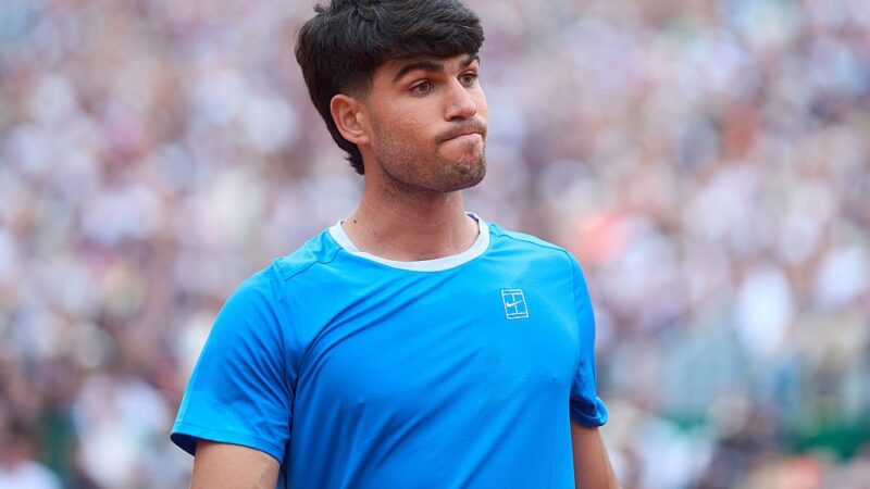 Carlos Alcaraz desiste do Masters 1000 de Cincinnati, e afastamento das quadras chega a quatro meses