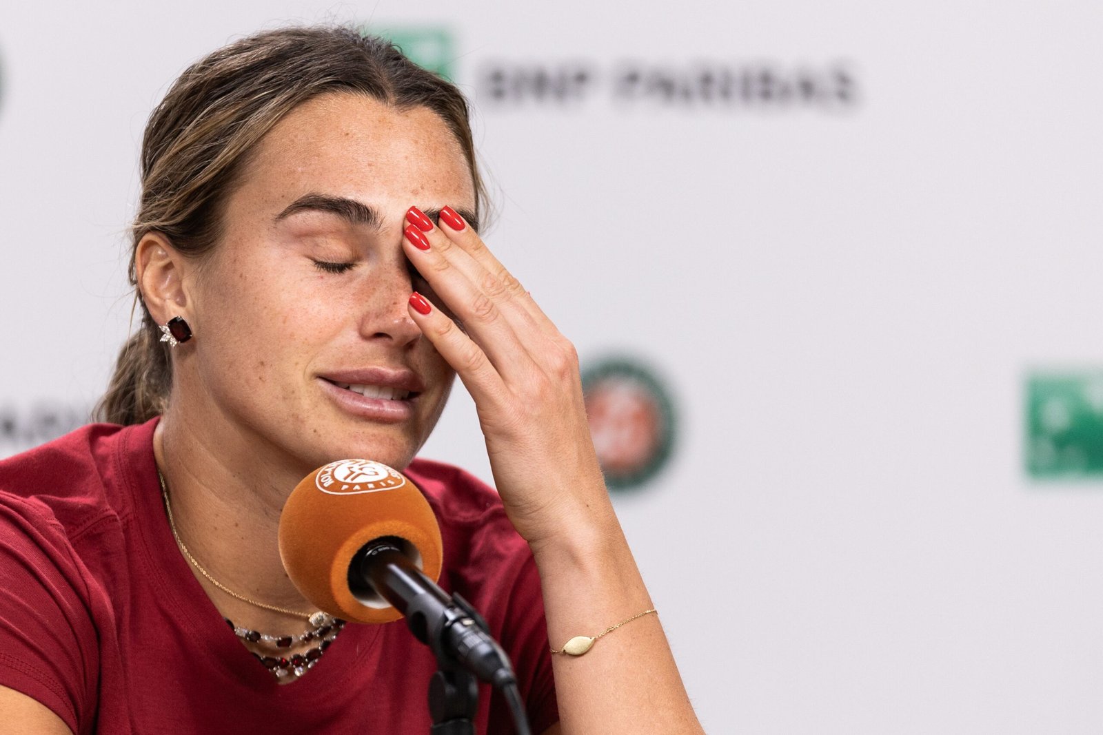 Sabalenka desabafa sobre morte de ex-namorado: “Tênis realmente me salvou da depressão”