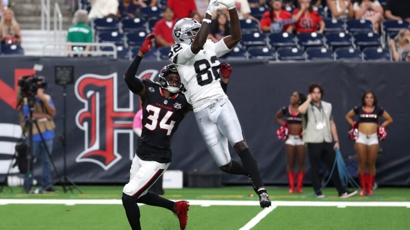 NFL: Com final de tirar o fôlego, Raiders vencem os Texans de virada pela pré-temporada