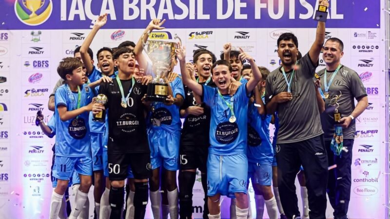 Hebraica é campeão da Taça Brasil Sub-13 de Futsal em Natal