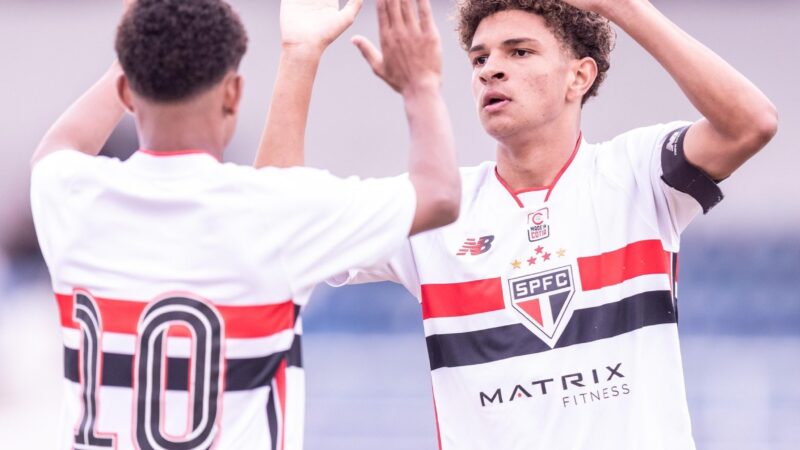 Dispensado pelo Palmeiras, joia se firma no São Paulo e vira capitão da Seleção Sub-15
