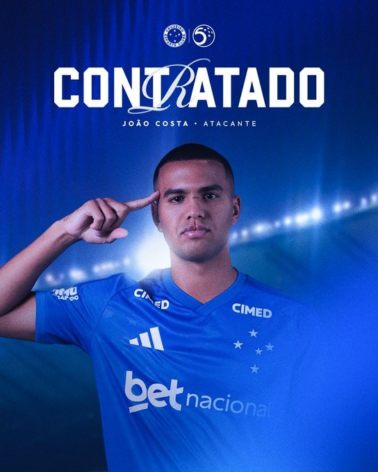 Cruzeiro anuncia João Costa, ex-Corinthians e Roma