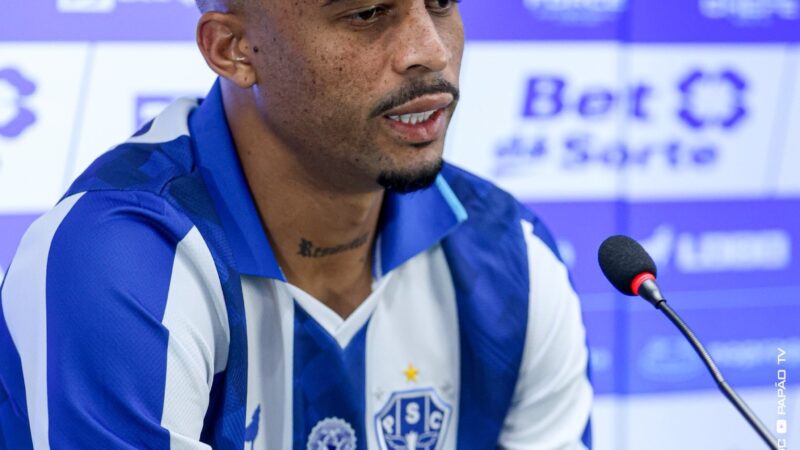 Fã de Gabriel Magalhães, Lucas Rodrigues é apresentado como zagueiro do Paysandu