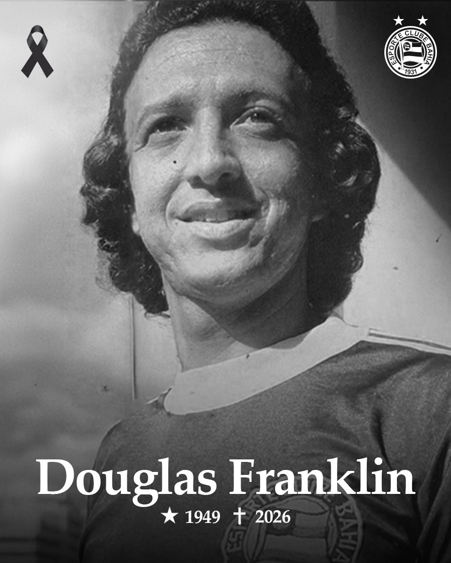 Morre Douglas Franklin, que fez dupla com Pelé no Santos e foi ídolo no Bahia