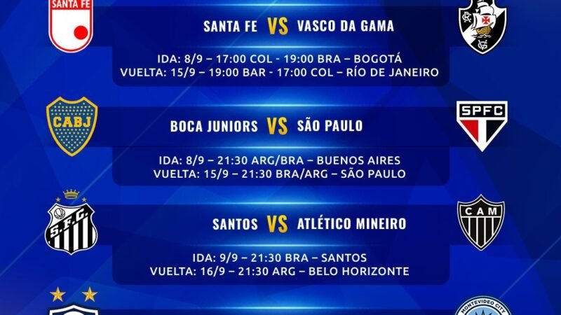 Quartas de final da Sul-Americana 2026: veja datas e horários dos confrontos