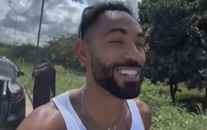 Matheus Cunha passa por perrengue na estrada durante férias na Paraíba e é “salvo” por fã