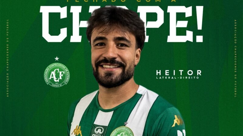 Chapecoense anuncia a contratação de Heitor, ex-Inter