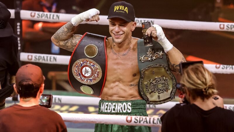 Luan Medeiros vence argentino e fatura cinturão internacional no Spaten Fight Night 3