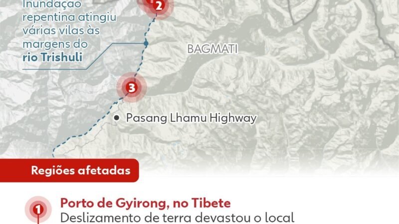 Avalanche de lama no Nepal e Tibete: INFOGRÁFICO mostra local do desastre