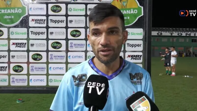 Atlético-AC empata sem gols com o Andirá, segue líder, mas Kinho Brito aponta erros no ataque