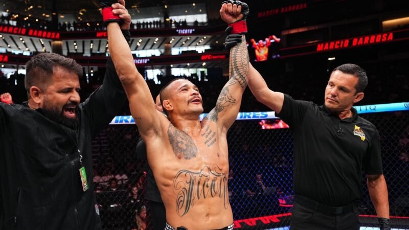 Márcio ‘Ticotô’ nocauteia americano no primeiro round e segue invicto no UFC