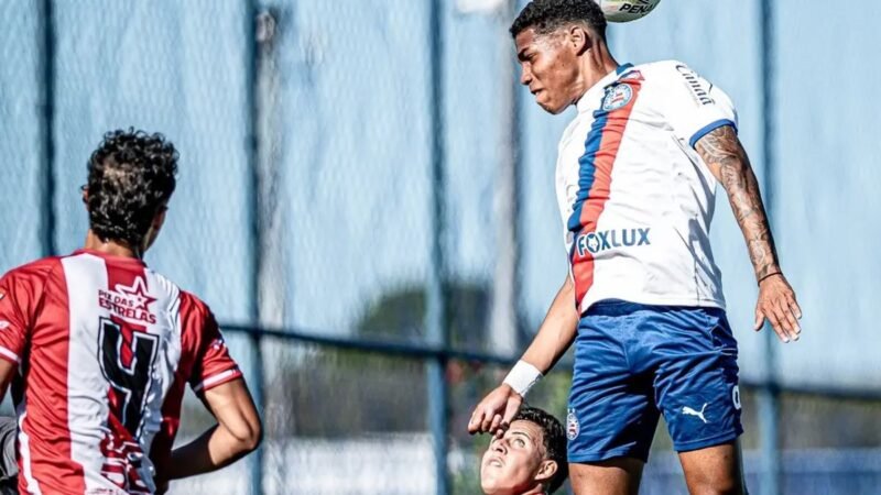 Esporte de Patos perde para o Bahia e se despede da Copa do Nordeste Sub-20