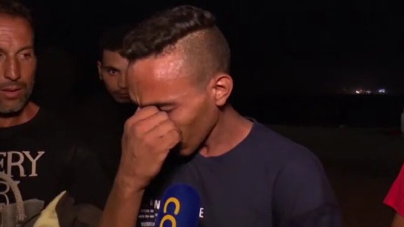 Marroquino que permanece em Ceuta chora com dura realidade: ‘Hoje não comi nada’