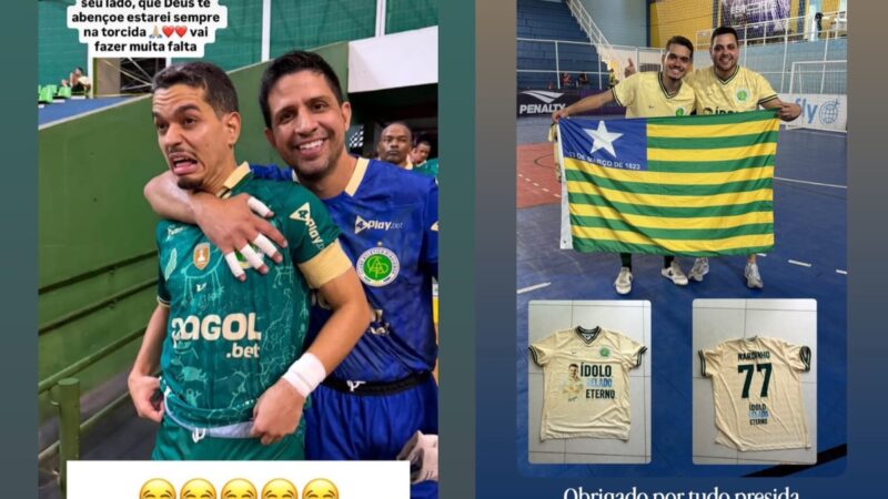 Ala Nardinho se despede do Atlético-PI nas redes sociais; atleta vai jogar no Cazaquistão