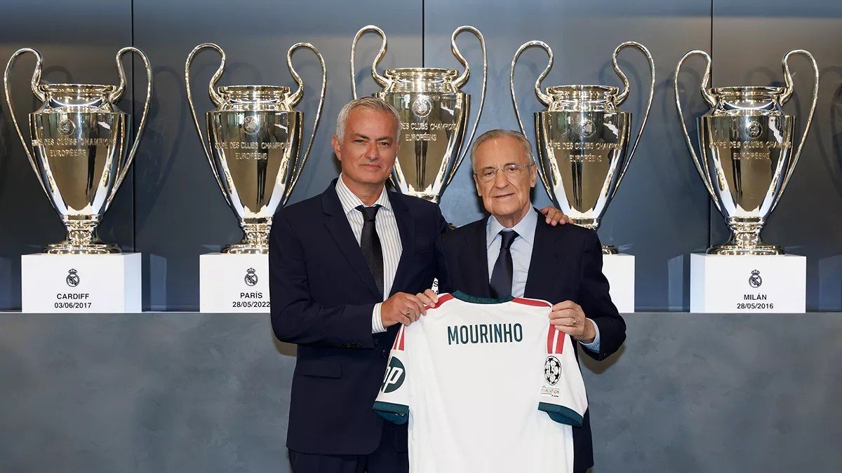 Mourinho é apresentado pelo Real Madrid: “Estou voltando para casa”