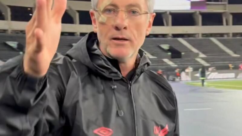 Odair elogia jogo do Athletico, e brinca sobre olho machucado: “Se Leozinho não jogar mais, já sabem”