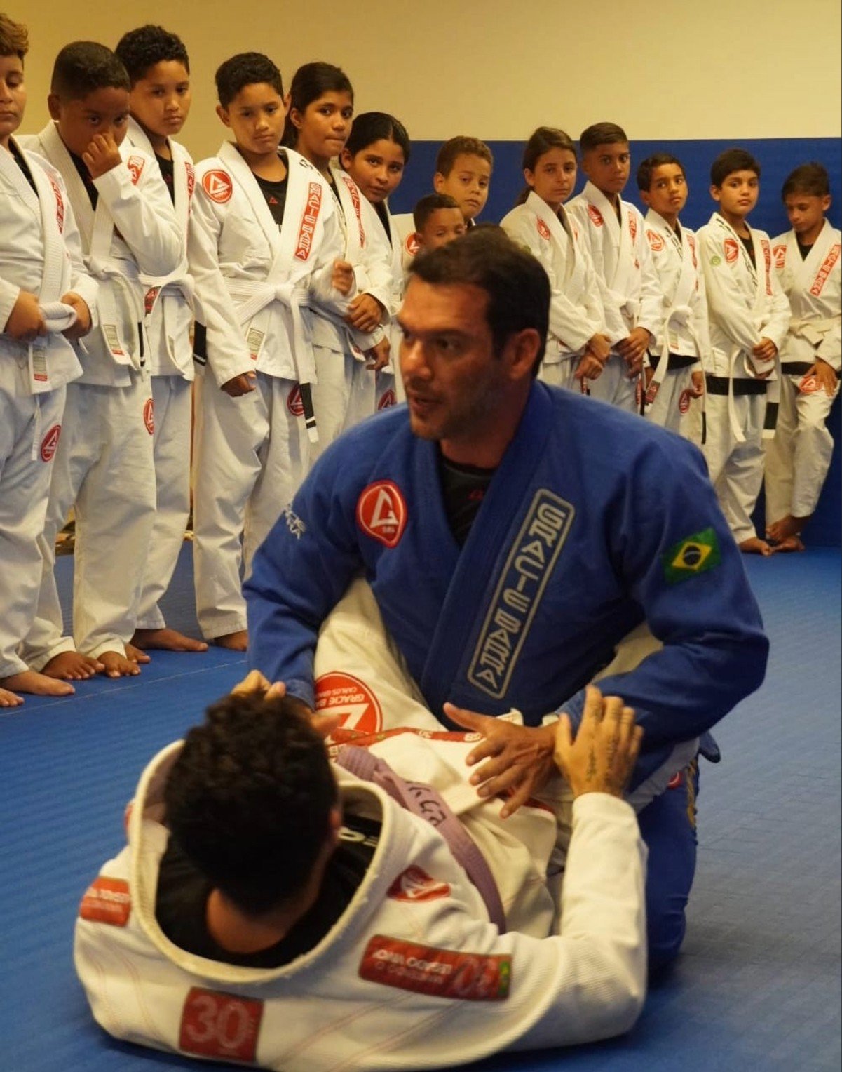 Presidente da CBF ministra seminário de jiu-jitsu em projeto social no interior do RN