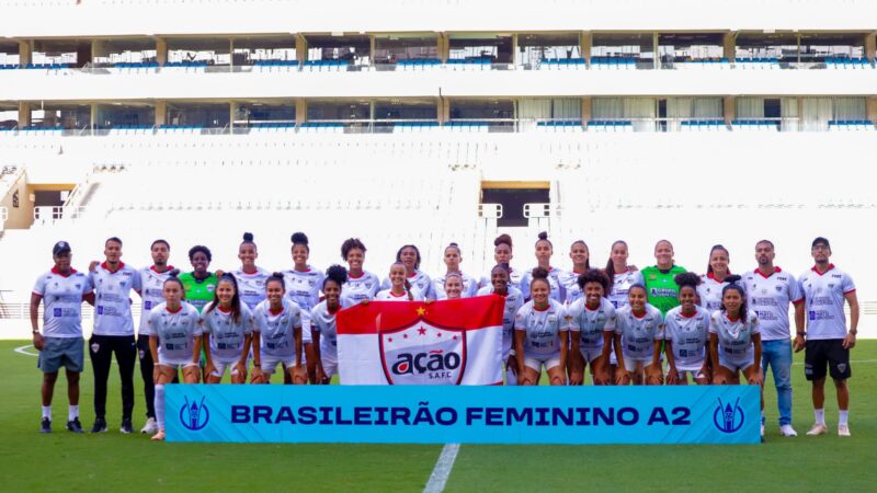 Ação empata com o Paysandu e garante classificação às quartas da Série A2 do Brasileiro Feminino