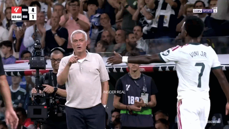 “Resenha” de Mourinho com Vini Jr. em substituição ganha repercussão na Espanha; descubra a conversa