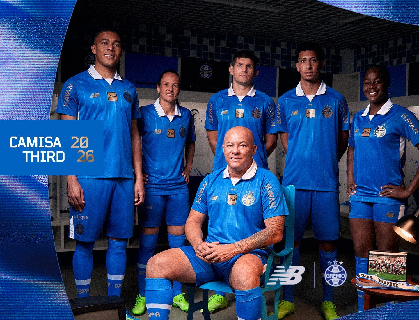 Grêmio lança terceira camisa para a temporada de 2026; veja fotos