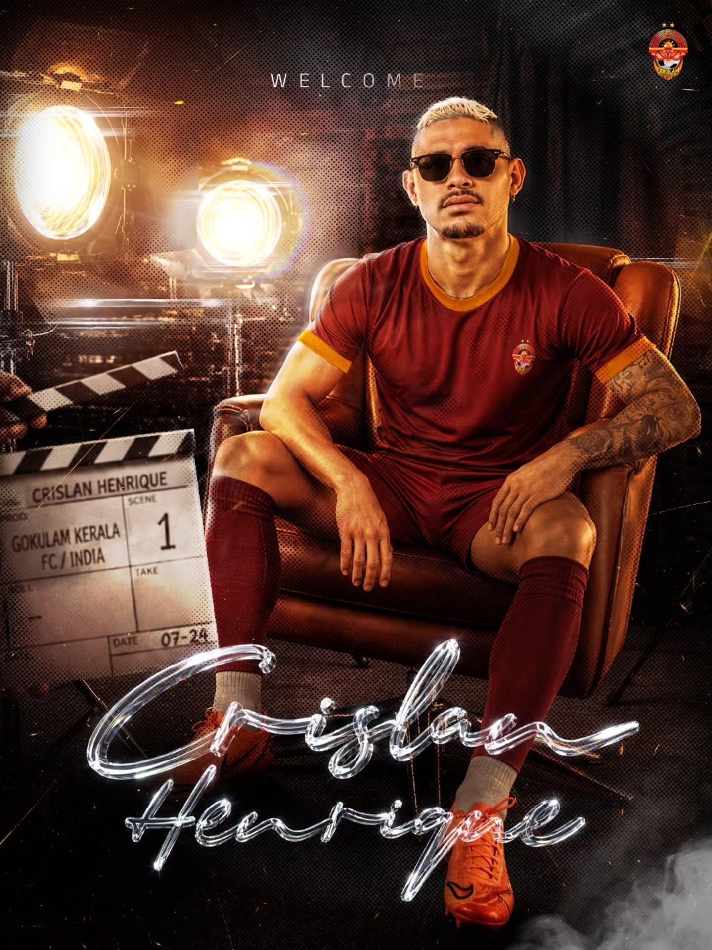 Atacante Crislan, ex-River-PI, é anunciado por clube da Segunda Divisão da Índia