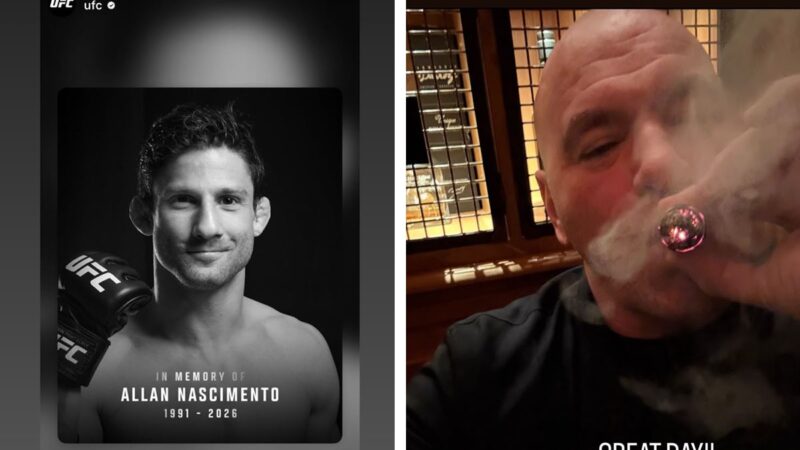Fãs criticam Dana White por post insensível no dia de morte de lutador
