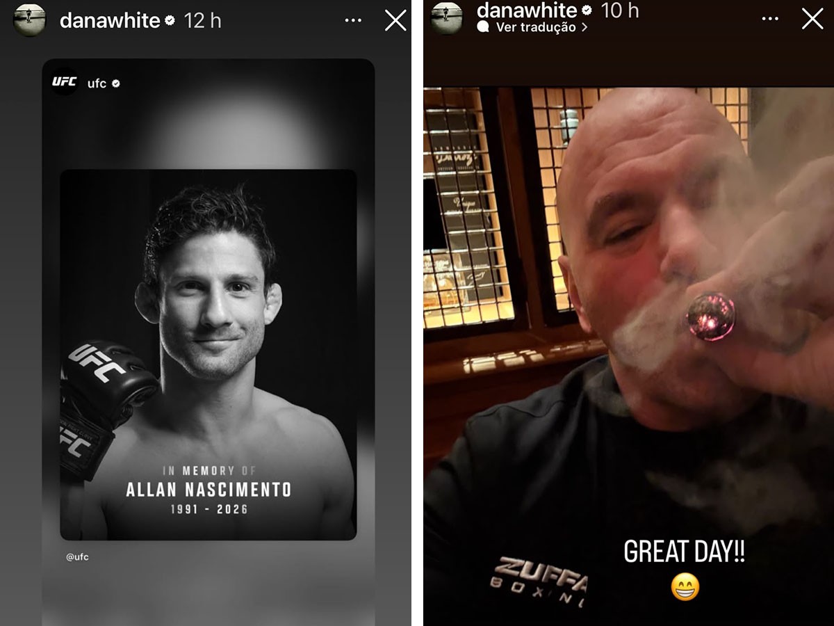 Fãs criticam Dana White por post insensível no dia de morte de lutador