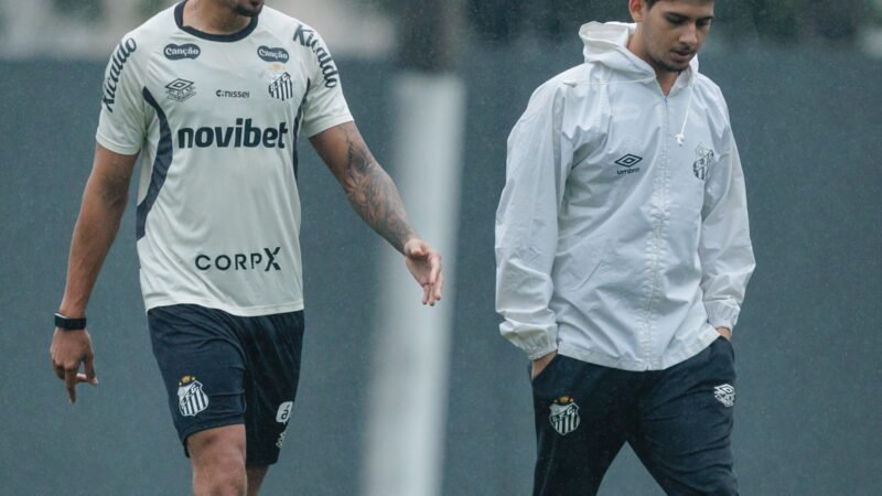 Fora de treino com bola, Lucas Veríssimo deve desfalcar Santos na Sul-Americana