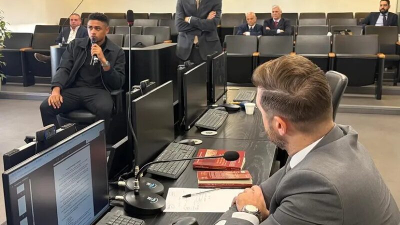 STJD concede efeito suspensivo a Victor Gabriel, punido por lesionar Gabriel Pec