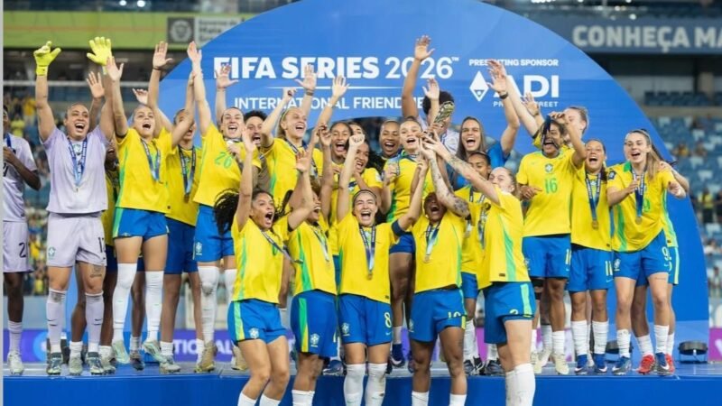 Brasil lidera ranking de seguidores entre seleções femininas, e Copa de 2027 cresce nas pesquisas