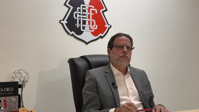 “Não medirei esforços para conquistar o acesso”, diz presidente do Santa Cruz