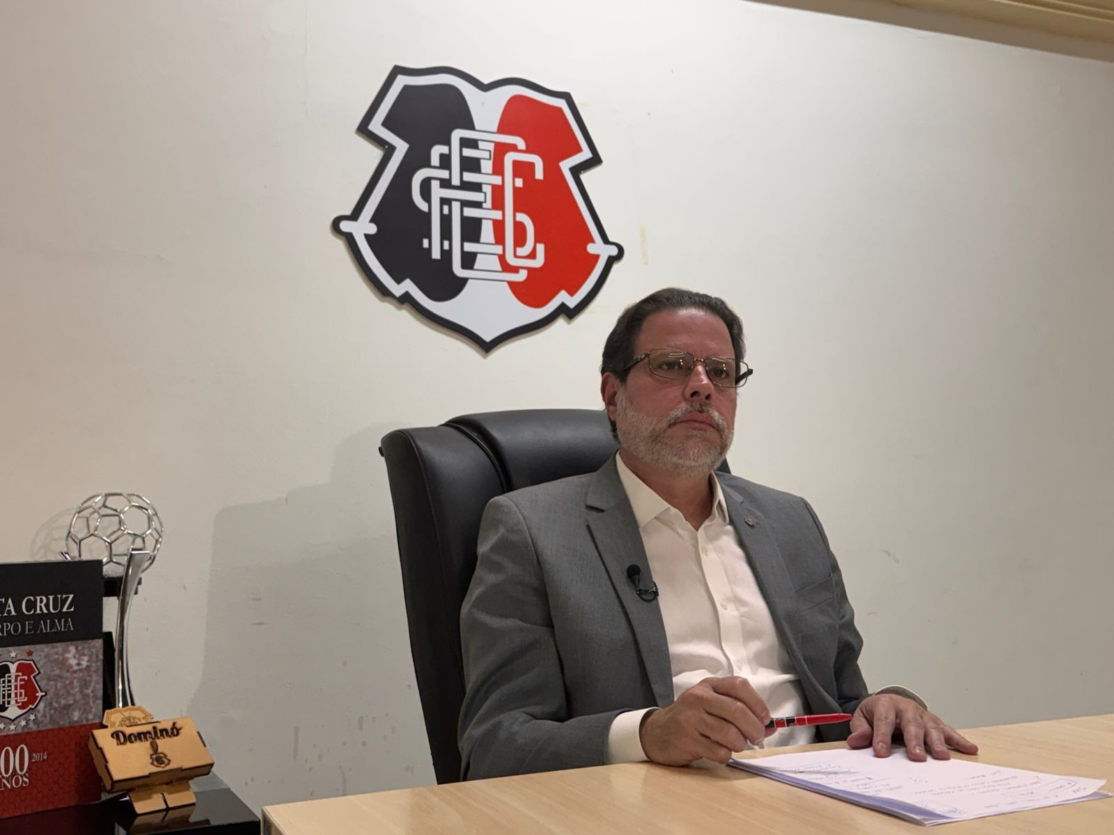 “Não medirei esforços para conquistar o acesso”, diz presidente do Santa Cruz