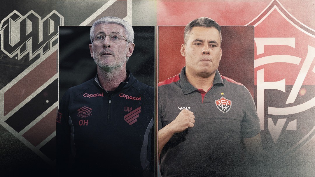 Com inícios de carreira e perfil em comum, Odair e Jair Ventura se enfrentam em Athletico x Vitória