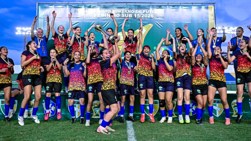 Com gol no 2º tempo, Afex supera Preventório e é campeão do Acreano Feminino Sub-15