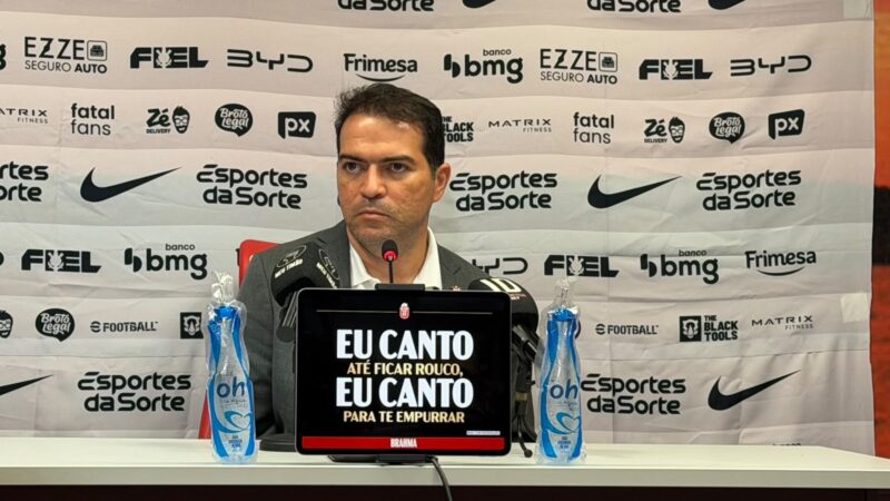 Marcelo Paz diz que jogadores do Corinthians foram intimidados por árbitro: “Causa estranheza”