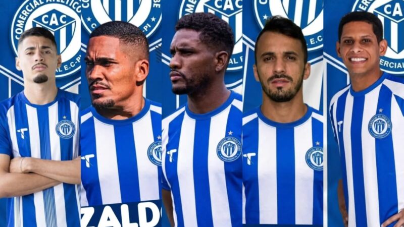 Comercial-PI anuncia meia ex-River-PI e mais quatro atletas para o Piauiense Série B 2026
