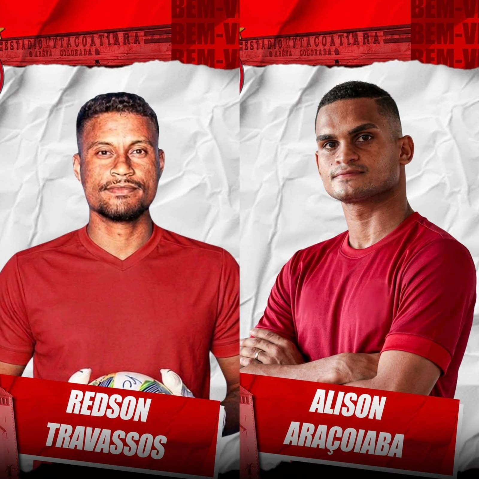 4 de Julho anuncia goleiro Redson e atacante Alison Araçoiaba; clube também acerta com ex-Atlético-PI
