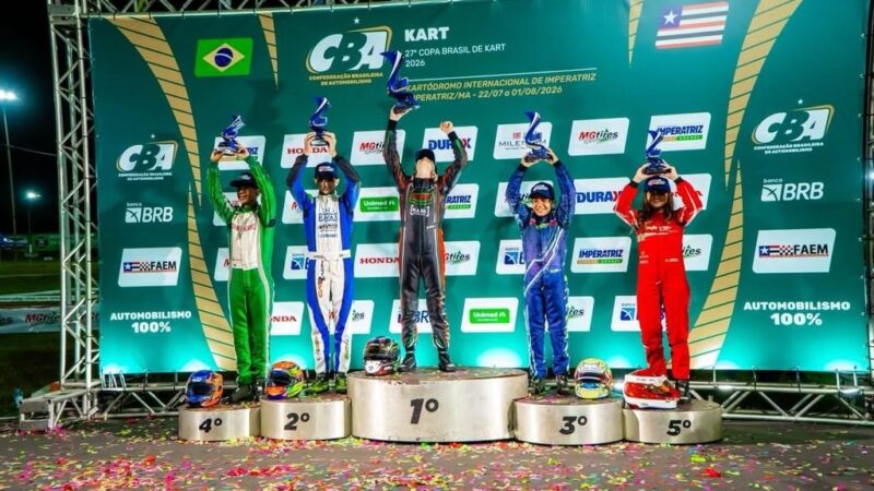 Gael Rampazzo conquista título da F4 Júnior da 27ª edição da Copa Brasil de Kart