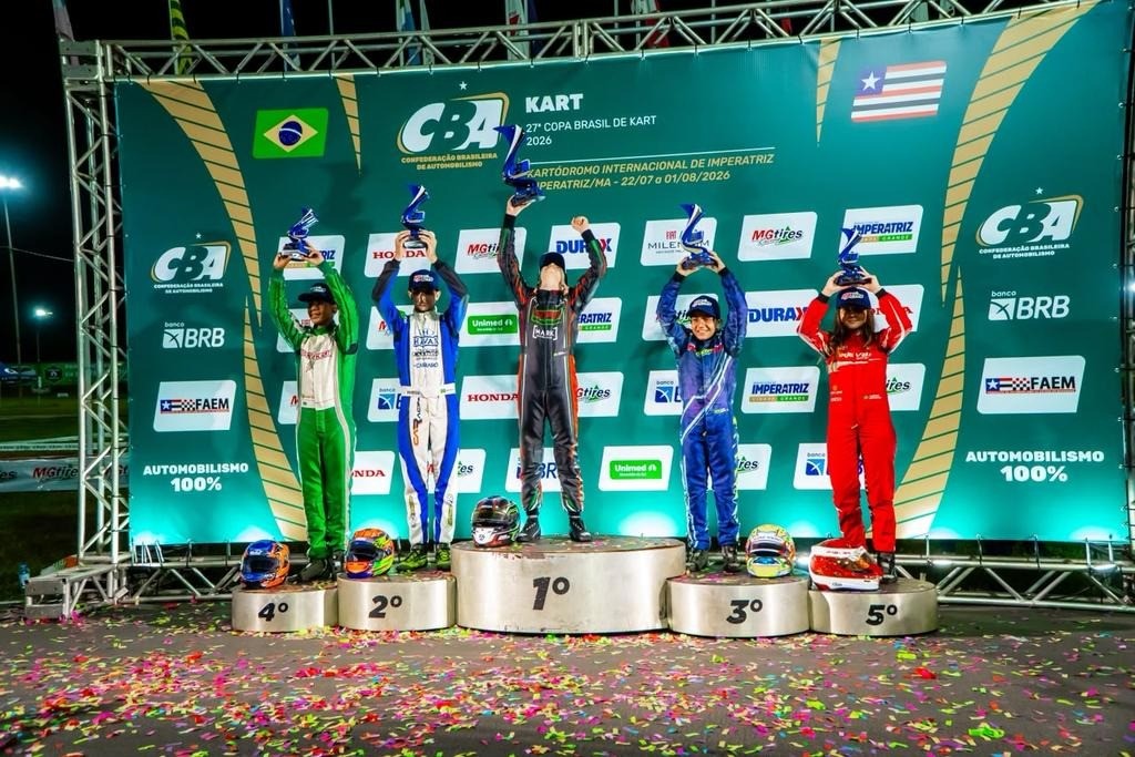 Gael Rampazzo conquista título da F4 Júnior da 27ª edição da Copa Brasil de Kart