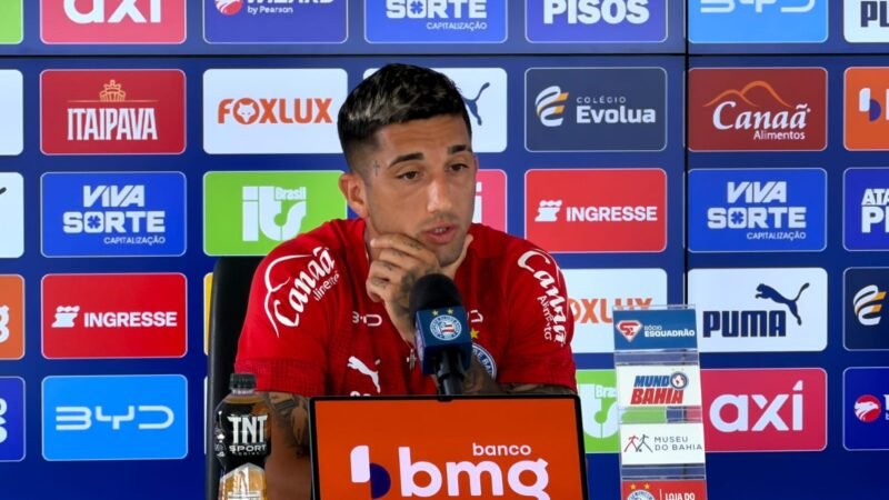 Kike Olivera garante que fica no Bahia e justifica tentativa de volta ao Uruguai: “Questões familiares”