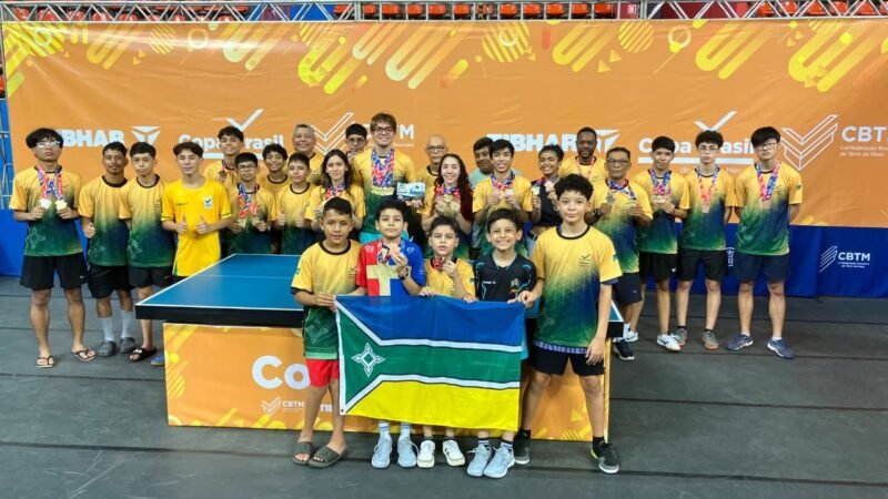 Amapá bate recordes e encerra Copa Brasil de Tênis de Mesa com 38 medalhas