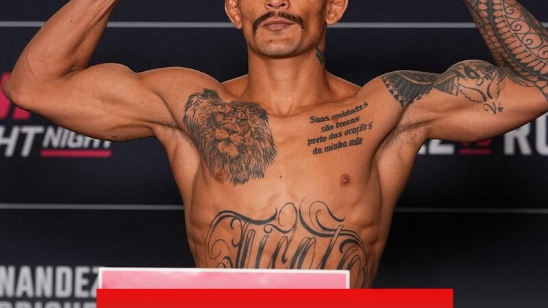 Márcio ‘Ticoto’ bate peso e está confirmado no UFC Sacramento