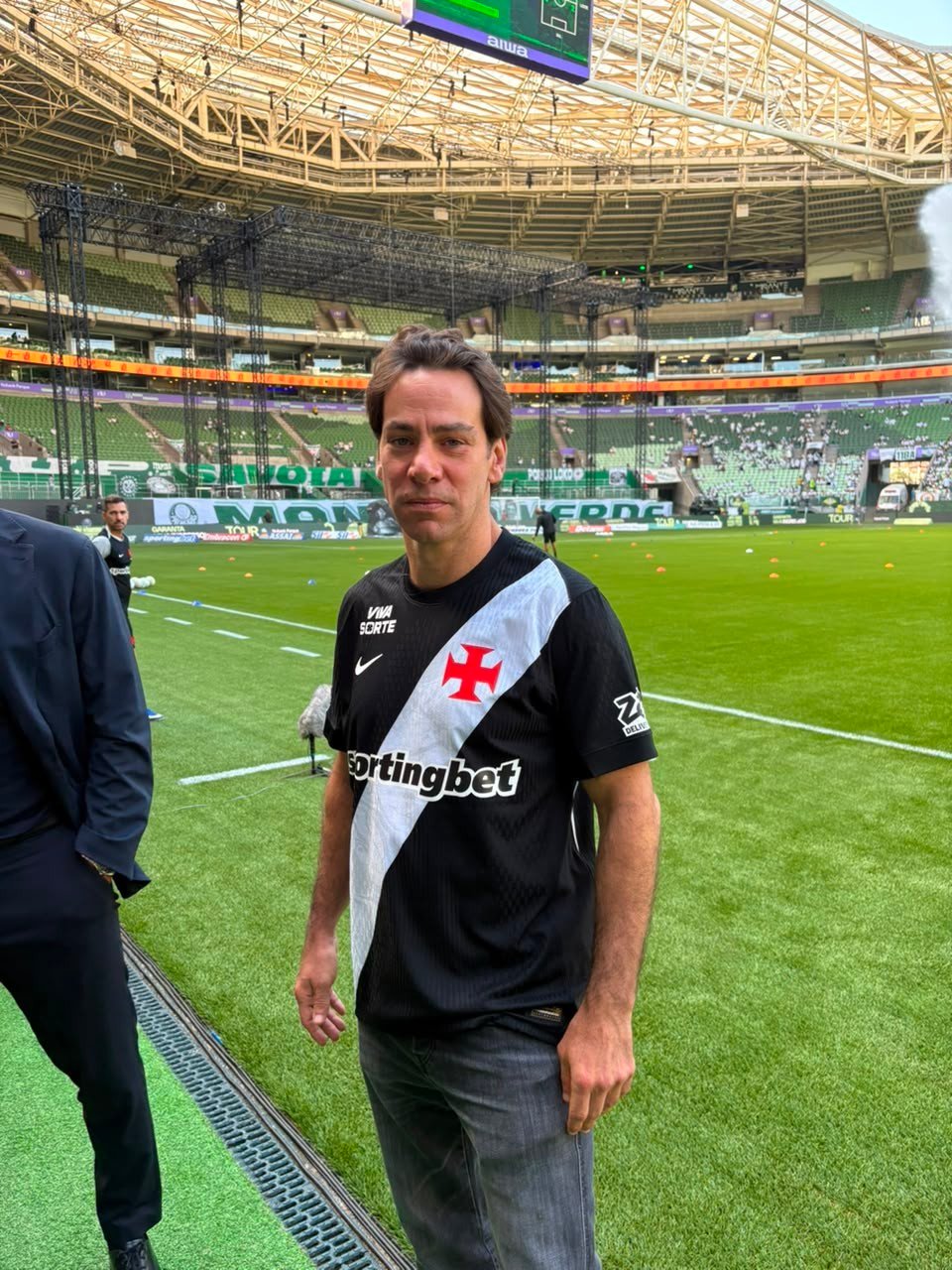 Presença de Marcos Lamacchia no jogo contra o Palmeiras movimenta bastidores do Vasco