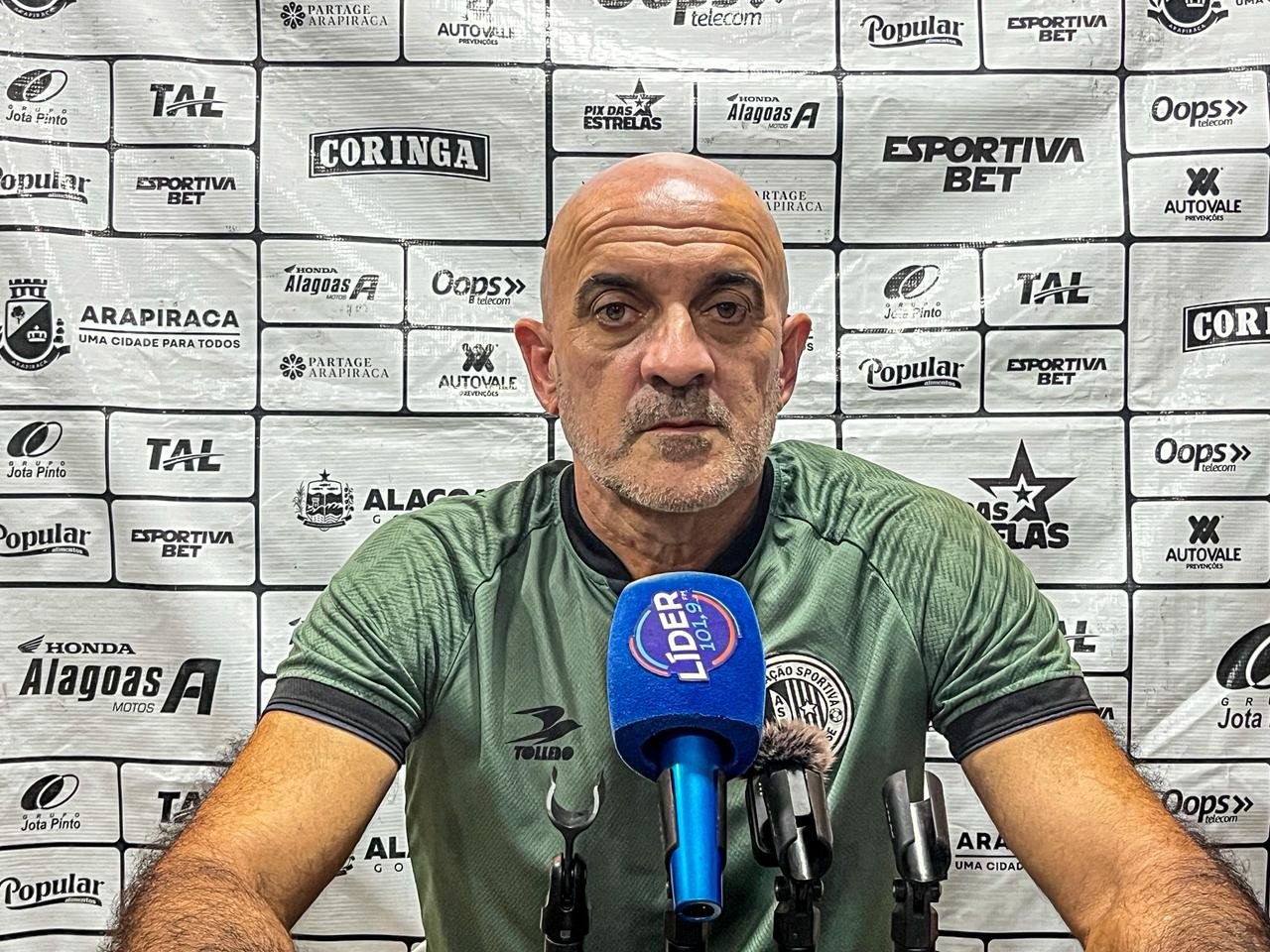 Schülle diz estar confiante no ASA para jogo contra o Gama: “Esperamos sair de lá com a classificação”