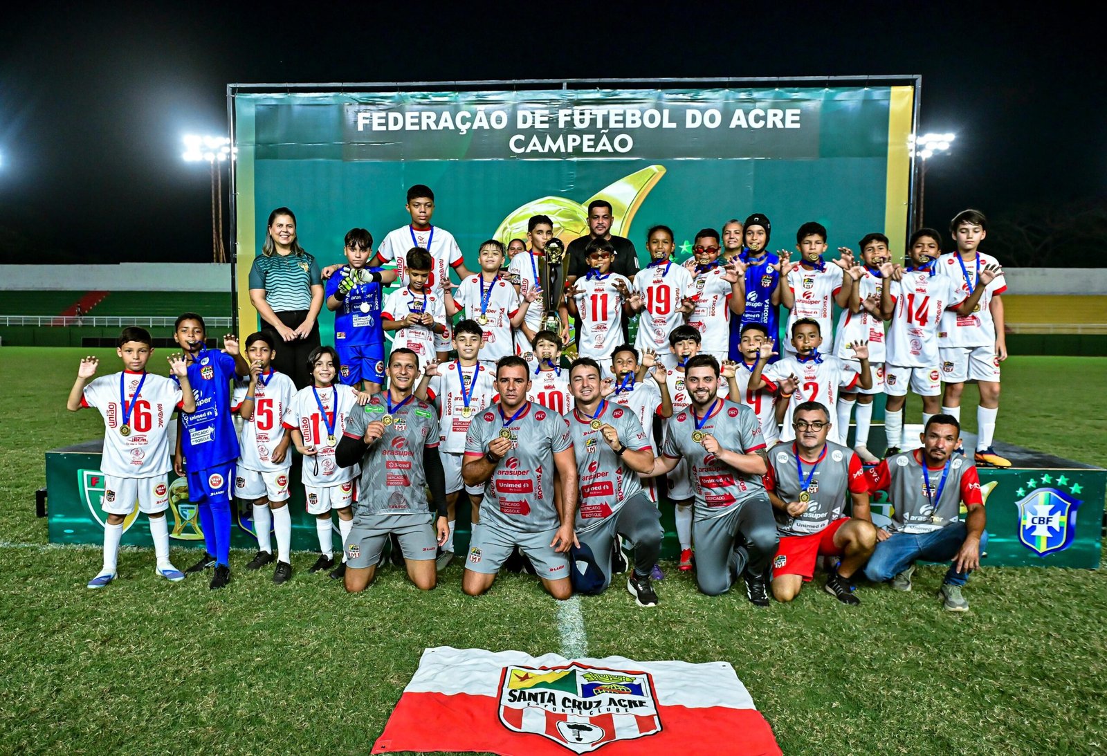 Santa Cruz-AC bate Galvez nos pênaltis e conquista título da Copa Rio Branco Sub-11